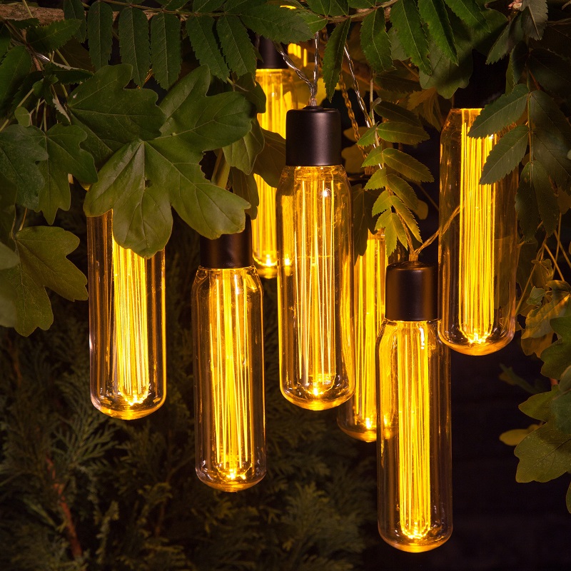 noma 10 vintage valve style led bulb light set