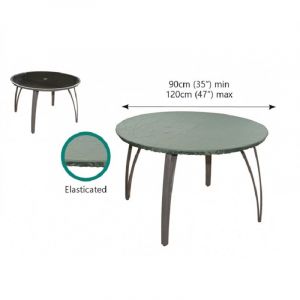 Bosmere D540 STORM BLACK 4 Seat Circular Table Cover 