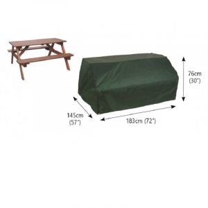 Bosmere C630 - Picnic Table Cover - 8 Seat - Green