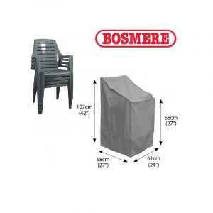 Bosmere U570 - Stacking/Reclining Chair Cover Thunder Grey