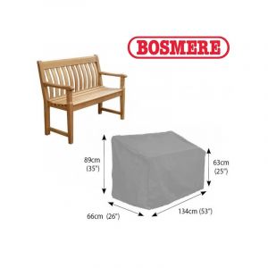 Bosmere U605 - Bench Seat Cover Thunder Grey - 2 Seat