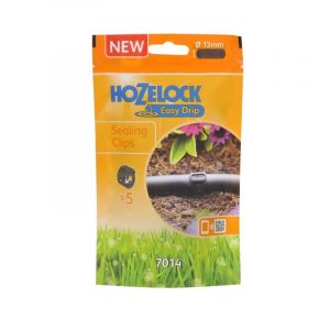 Hozelock 7014 - Micro Irrigation Sealing Clips - Pack of 5