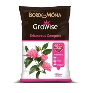 Bord na Móna Growise Ericaceous Compost 50L(LOCAL DELIVERIES ONLY)