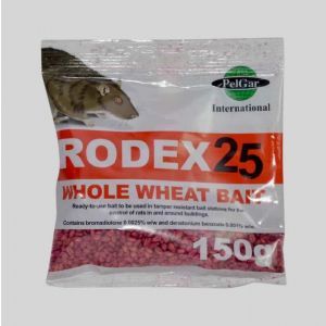 Rodex Whole Wheat Bait - 5 x 150g Sachet 