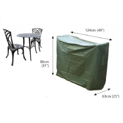 Bosmere C511 - 2 Seater Bistro Set Cover - Green