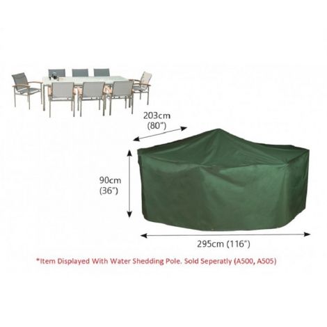 Bosmere C535 - Cover up Rect Patio Set Cover 8 Seat