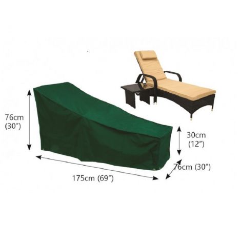 Bosmere C565 - Cover up Sun Lounger Cover - Green