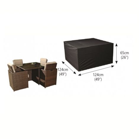 Bosmere M650 - Modular 4 Seater Cube Set Cover Large