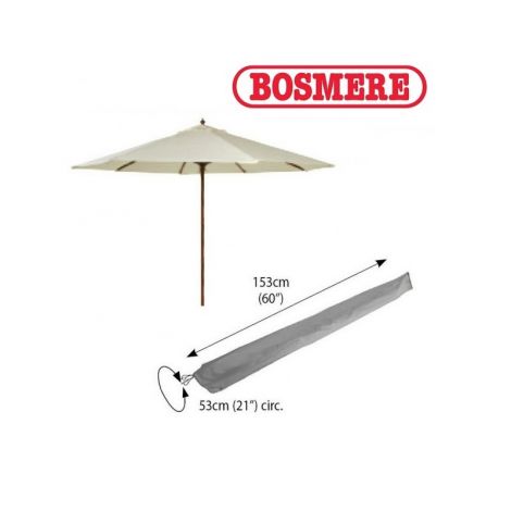 Bosmere U590 - Large Parasol Cover Thunder Grey