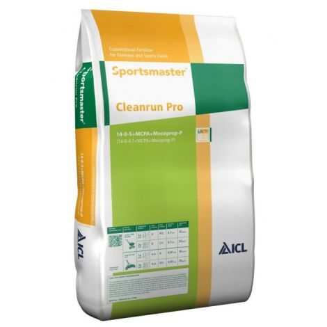 ICL Sportsmaster Cleanrun Pro Granular Professional Fertiliser 25Kgs – Weed and Feed