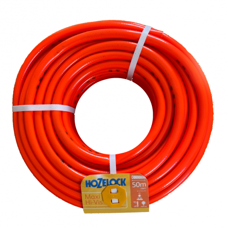 Hozelock Ultraflex Hosepipe 50 Metre 12.5mm (1/2in) - Hi-Vis and Reinforced