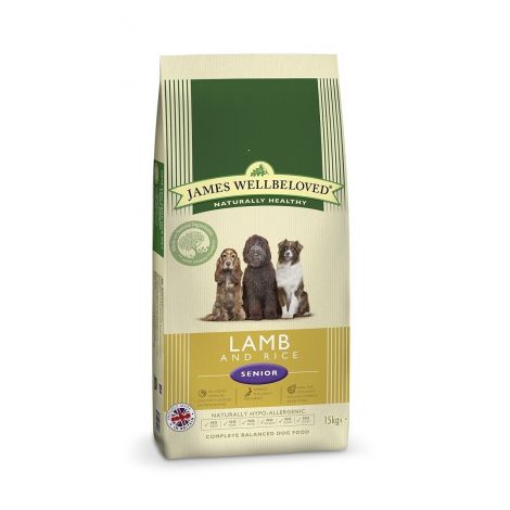 James Wellbeloved Lamb & Rice Senior 15kg