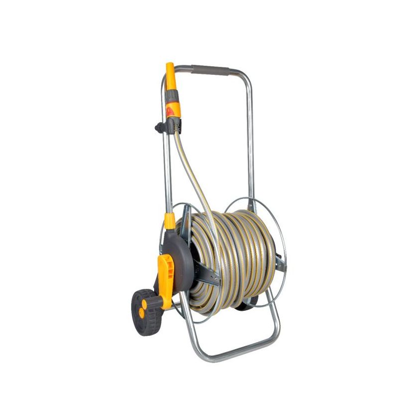 Hozelock 2436 - 60m Metal Cart Hose Reel