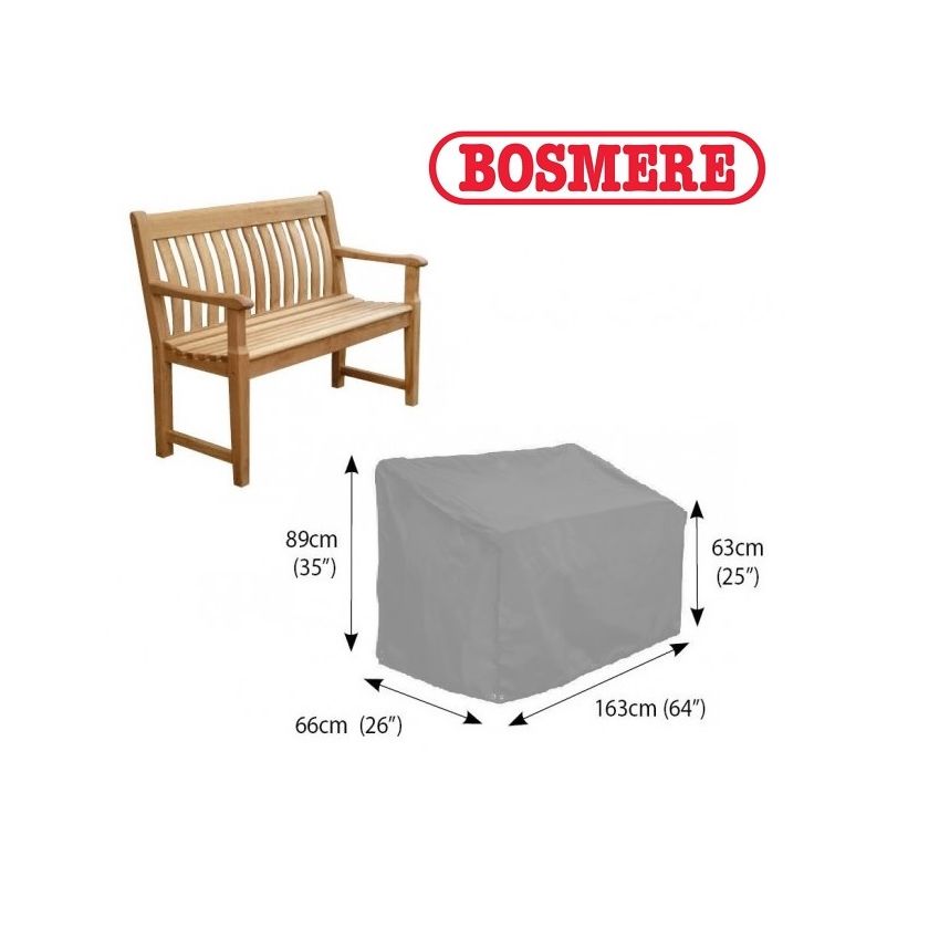 Bosmere U610 Bench Seat Cover Thunder Grey 3 seat