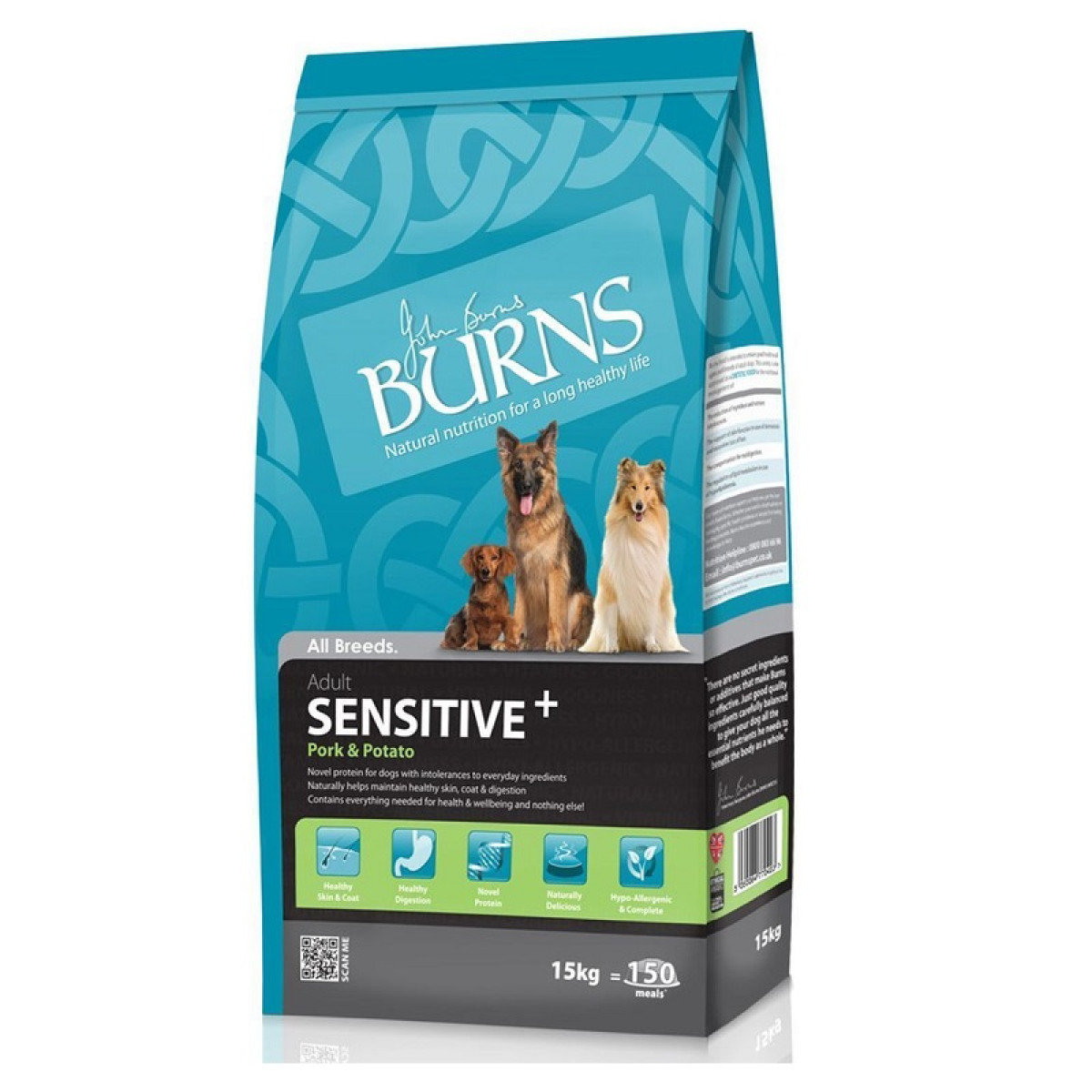 Burns Sensitive – Pork & Potato 12kg