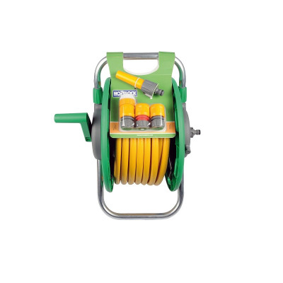 Hozelock 2431 – 45m 2in1 Hose Reel with 25m Hose Pipe