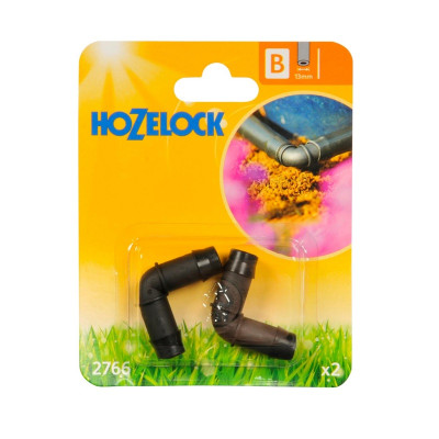Hozelock 2766 – 13mm Elbow Connector (2)
