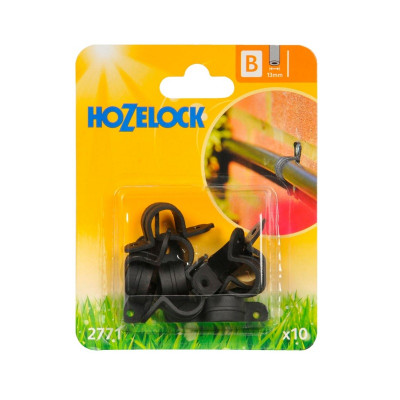 Hozelock 2771 – 13mm Supply Hose Wall Clip (10)