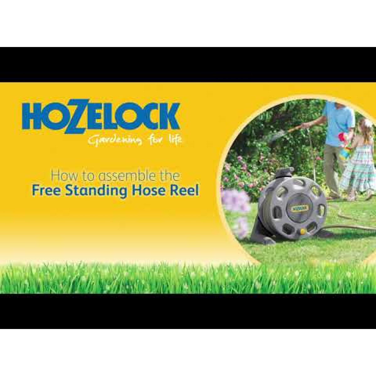 Hozelock 2412 – 30m Hose Reel with 25m Multi-purpose hose