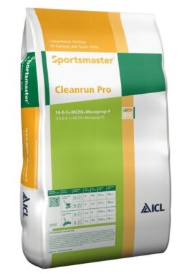 ICL Sportsmaster Cleanrun Pro Granular Professional Fertiliser 25Kgs – Weed and Feed