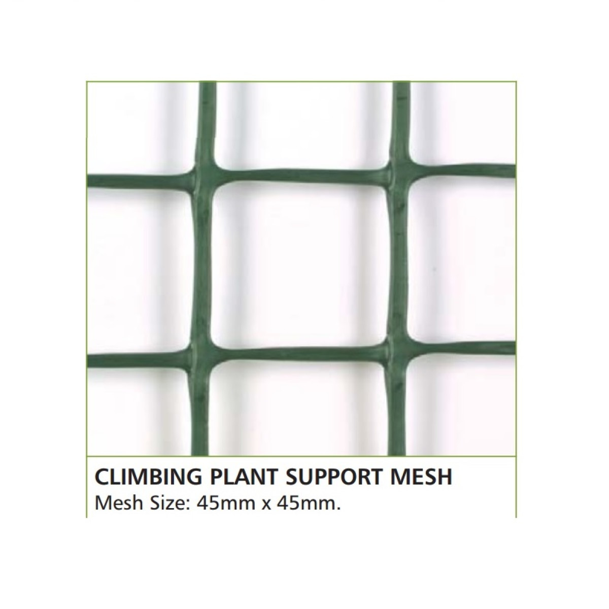 Climbing Plant Support Mesh Green 0.5m x 30m