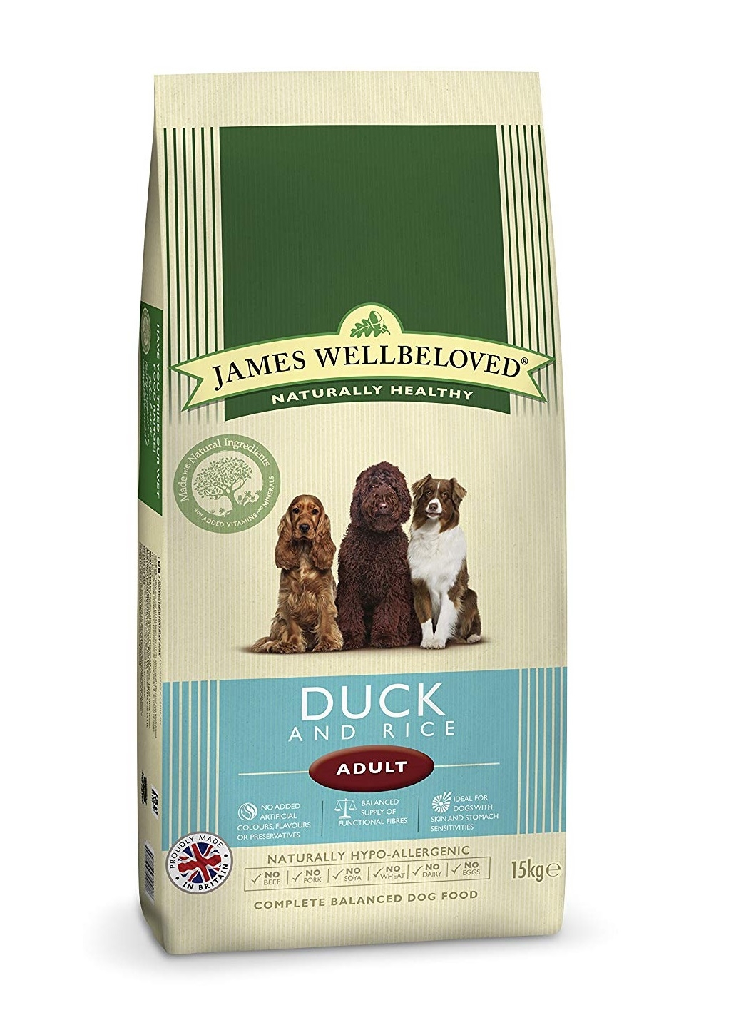 James Wellbeloved Duck & Rice Adult 15kg