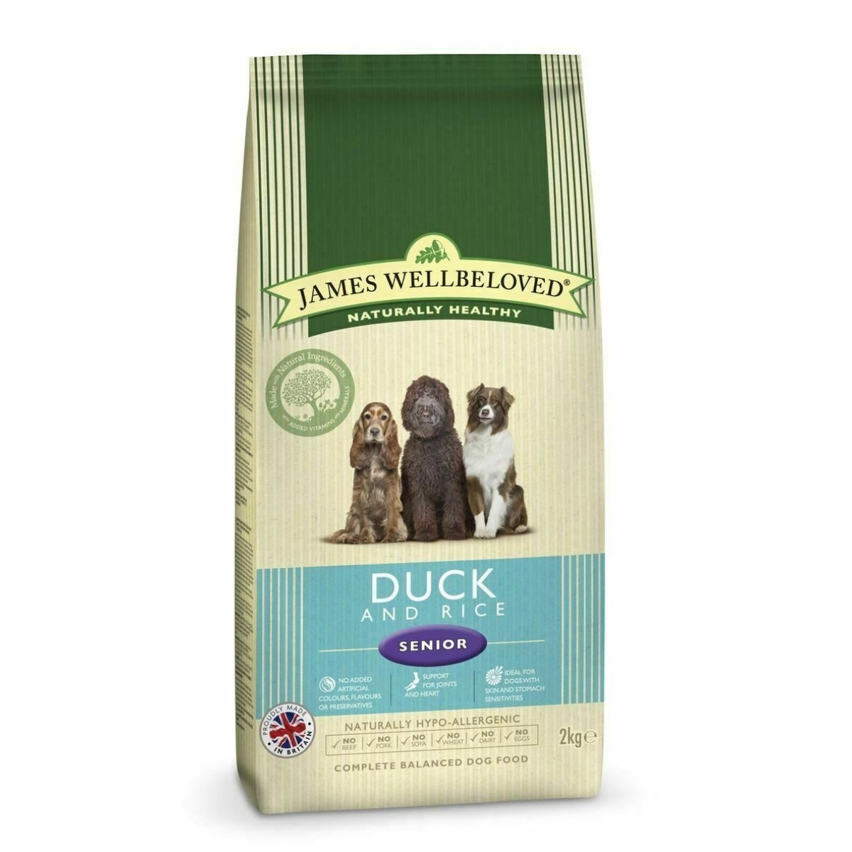 James Wellbeloved Duck & Rice Senior 2kg