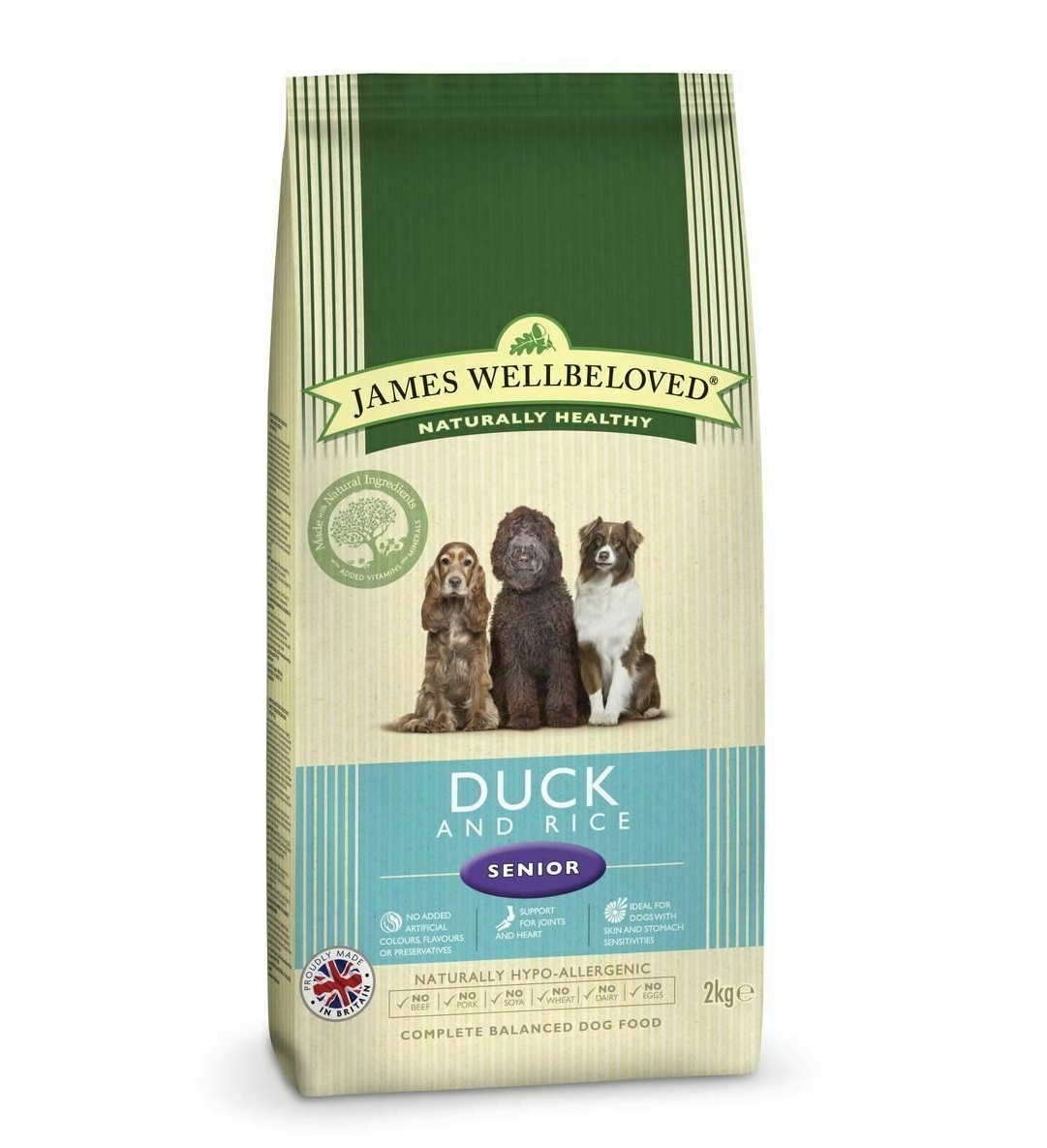 James Wellbeloved Duck & Rice Senior 2kg