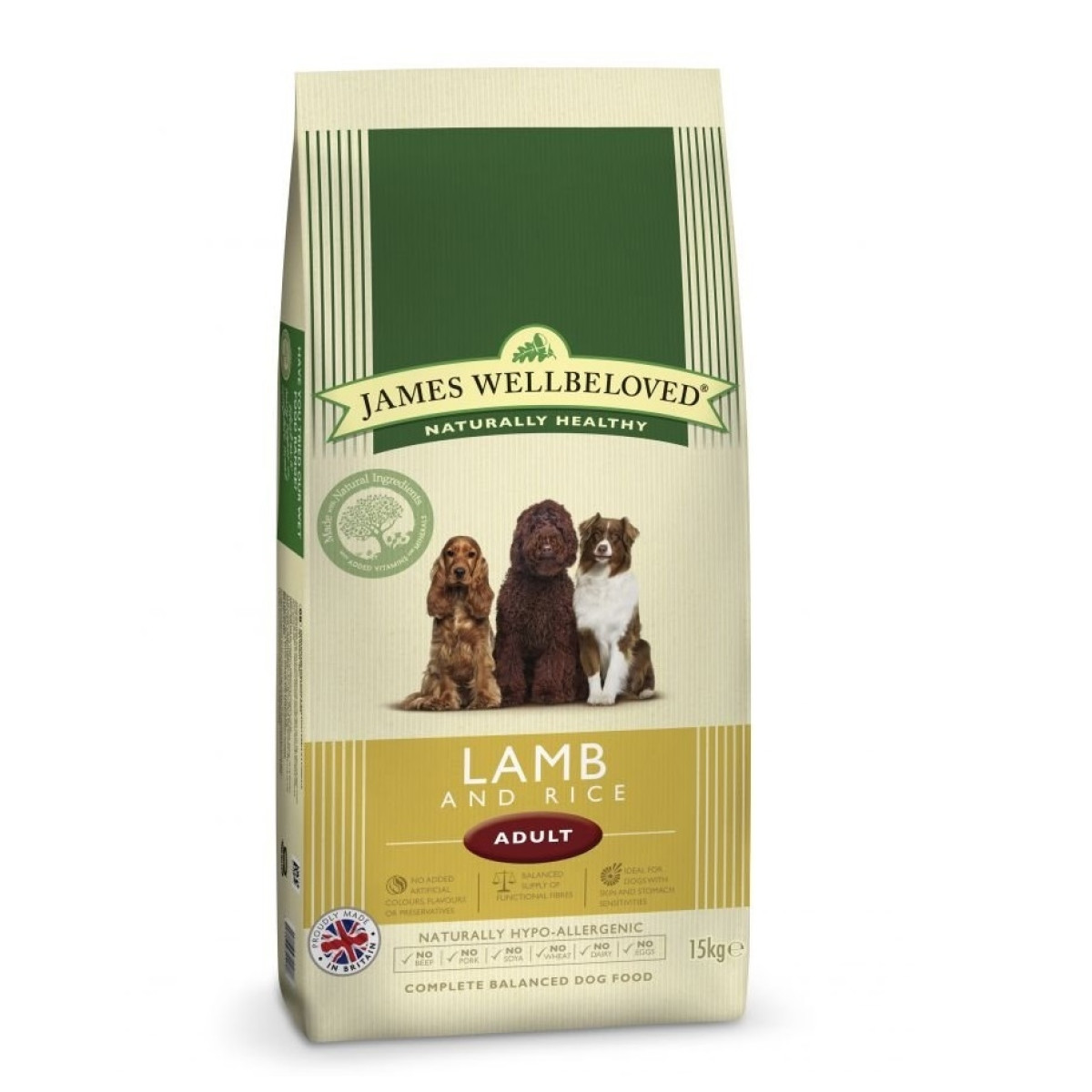 James Wellbeloved Lamb & Rice Adult 15kg