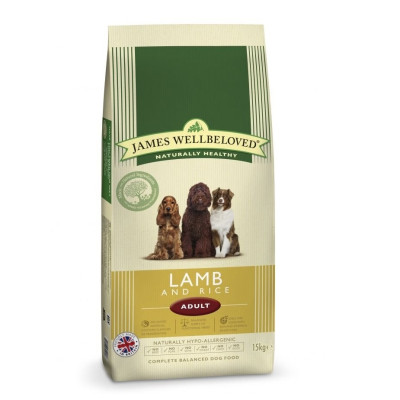 James Wellbeloved Lamb & Rice Adult 15kg