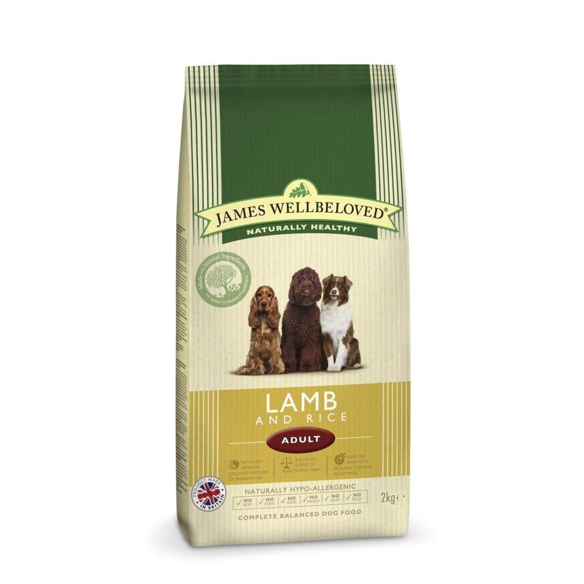 James Wellbeloved Lamb & Rice Adult 2kg