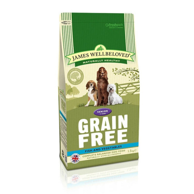 James Wellbeloved Senior Grain Free Fish & Veg 1.5Kg