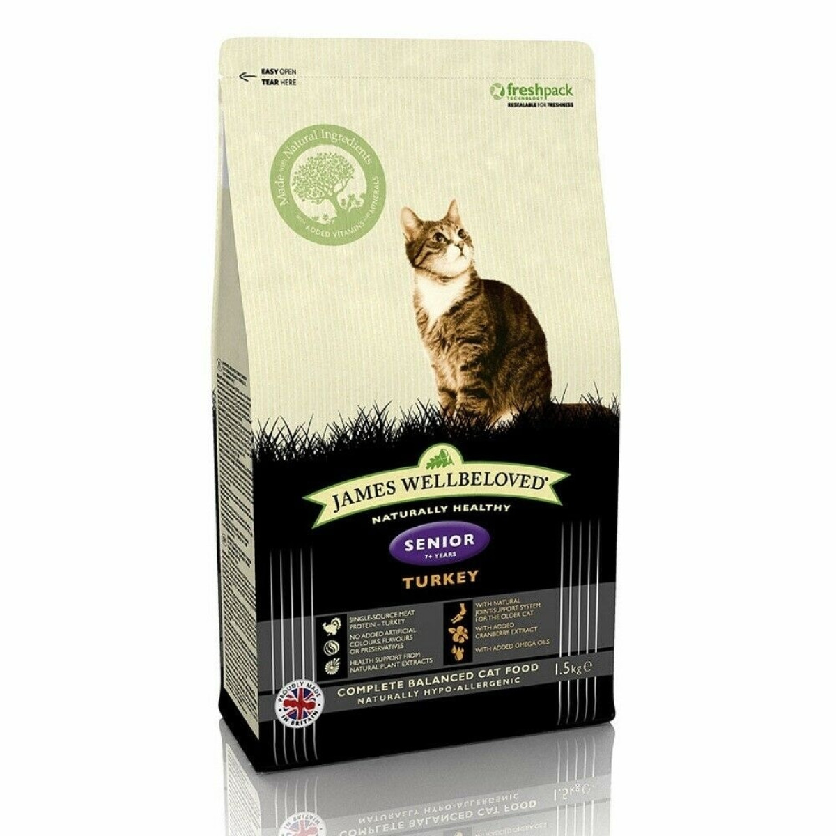 James Wellbeloved Fish Adult Cat Food 1.5kg