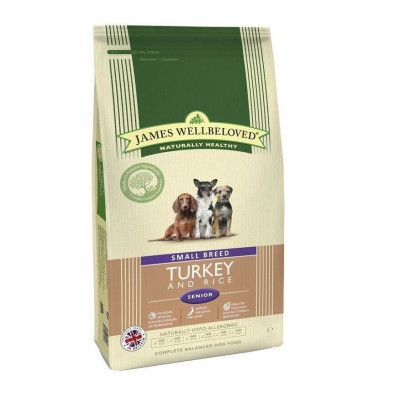 James Wellbeloved Turkey & Rice Small Breed Senior 1.5kg