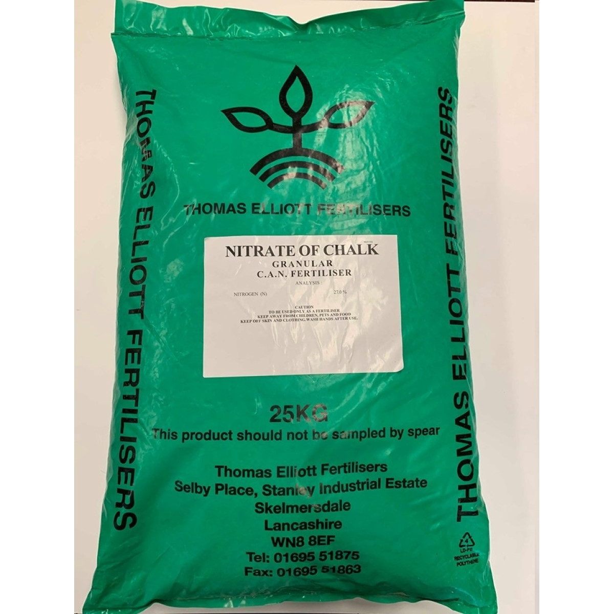 Nitrate Of Chalk 25Kg