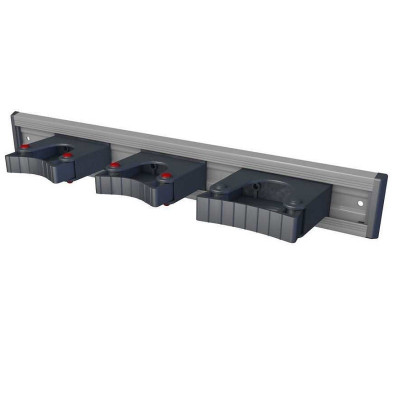 Toolflex Aluminum Rail – 50cm with 3 Mounted Tool Holders