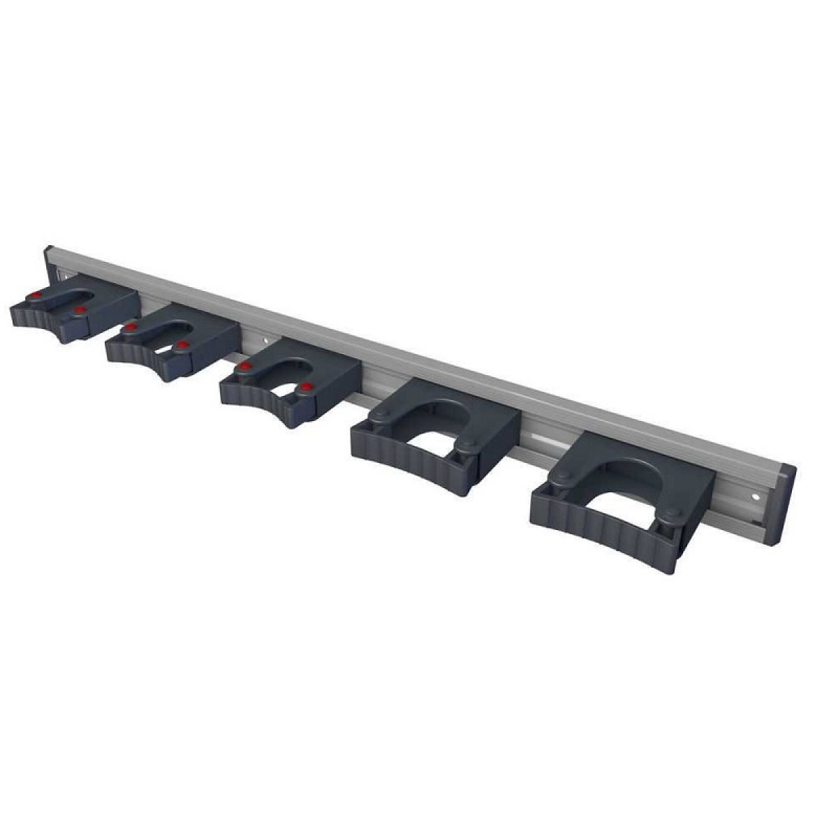 Toolflex Aluminum Rail – 90cm with 5 Mounted Tool Holders
