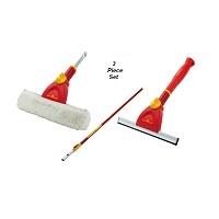 Wolf Tools – 4 Metre Pole + Window Washer + Window Wiper (ZMV4+EWM+FWM)